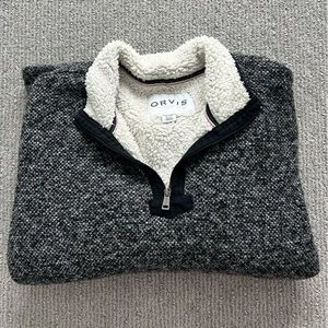 Mens XL quarter zip fleece pullover. NWOT